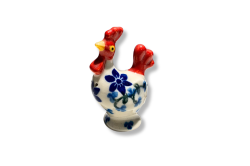  D67 Bunzlau Zoutstrooier Haantje 5,8 cm 1821 Peper en Zout